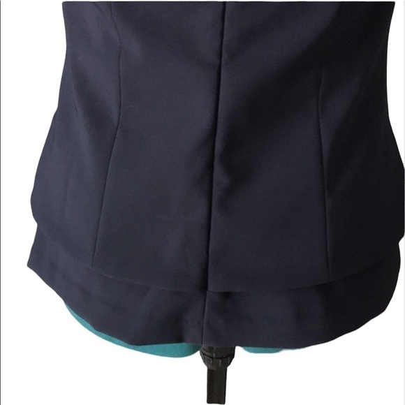 Le Chateau Navy Blue Sleeveless Top Made in Canada Size XXS - Picture 4 of 8